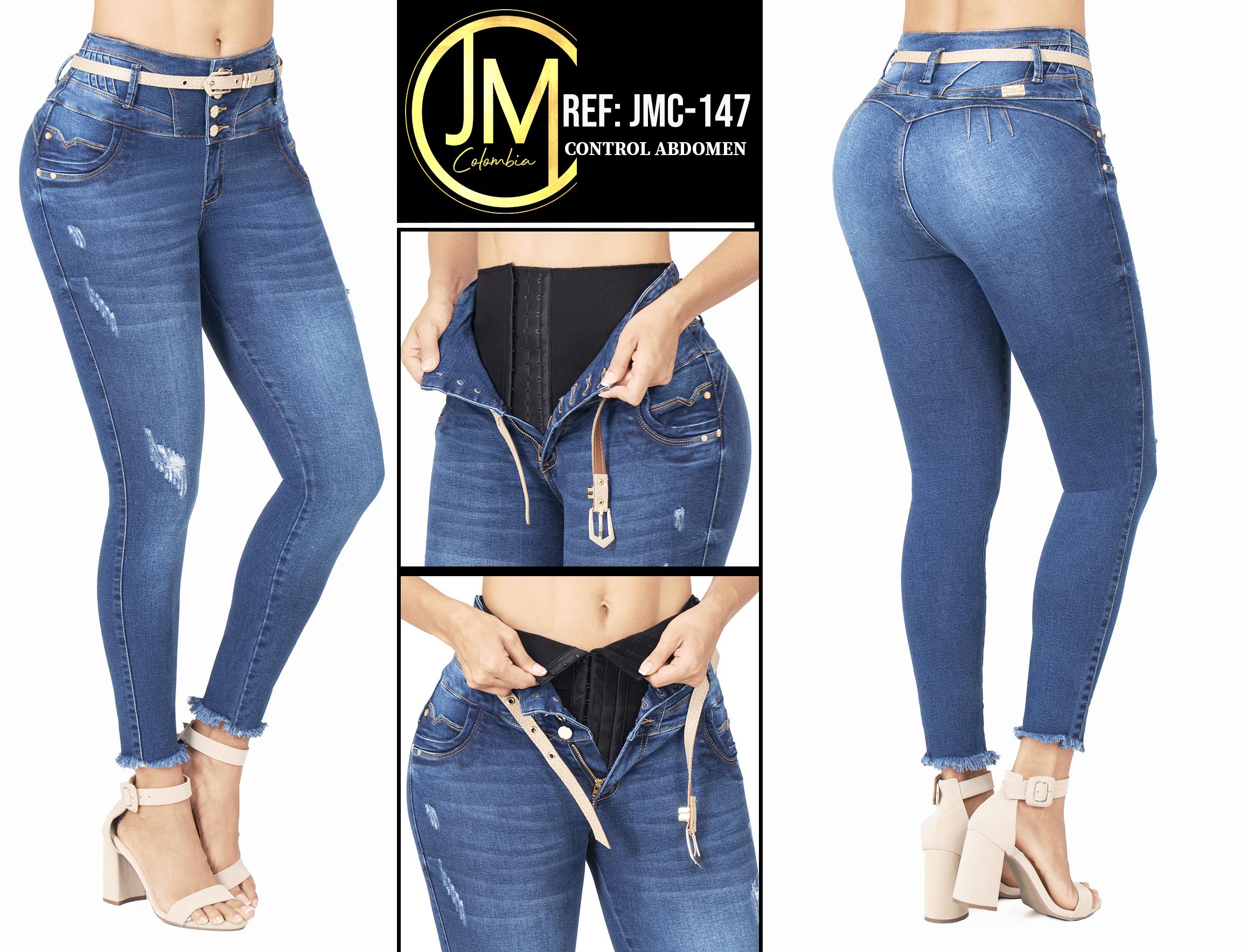 Jeans Con Faja Interna Levanta Cola trend Make old wear out Women's jeans  with zippers - AliExpress